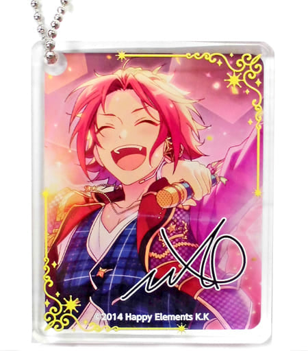 Mao Isara Ensemble Stars! CoLotta Trading Acrylic Plate Keychain Group A animate cafe Limited Key Ring [USED]