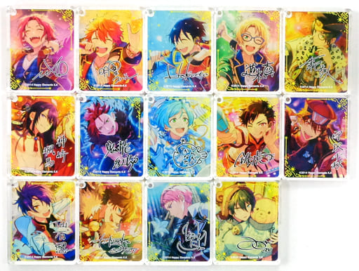 Subaru Akehoshi, etc. Ensemble Stars! CoLotta Group A Trading Acrylic Plate Key Chain animate cafe Limited All 14 Types Set Key Ring [USED]