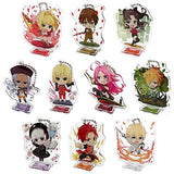 All 10 Types Set Sega Collaboration Cafe Fate/Extra Last Encore Acrylic Keychain With Stand Action ver. Key Ring [USED]