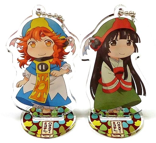 Hakumei Mikochi Hakumei and Mikochi Acrylic Stand Key Chain with Newly Drawn Illustration from the Animation Set of 2 animate Limited Blu-ray/DVD Box Whole Volume Purchase Privilege Key Ring [USED]