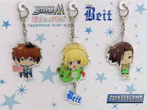 Beit Connected Acrylic Keychain Set The Idolmaster SideM Wakeatte Mini! Key Ring [USED]