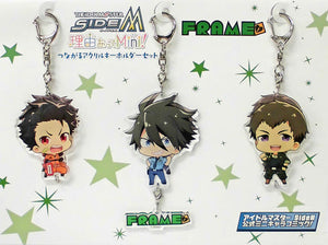 FRAME Connected Acrylic Keychain Set The Idolmaster SideM Wake Atte Mini! Key Ring [USED]