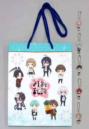 Four Seasons Collection -Summer- Trading Acrylic Keychain A Set With Original Shopper Zoku Touken Ranbu: Hanamaru Special Event Hanamaru ◎ Festival! Key Ring [USED]