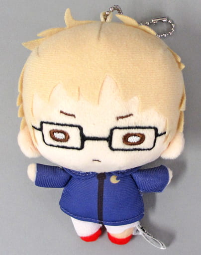 Kei Tsukishima Memory Haikyu!! Nitotan Plush Toy with Ball Chain Jump Festa 2018 Limited Key Ring [USED]