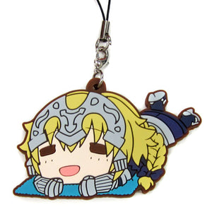 Ruler Fate/Apocrypha Ichiban Kuji PART2 Mojishi Lease Poya Rubber Charm Prize K Key Ring [USED]