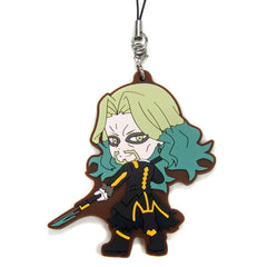 Lancer of Black Fate/Apocrypha Ichiban Kuji PART2 Kyun Chara Illustrations Rubber Charm Prize L Key Ring [USED]