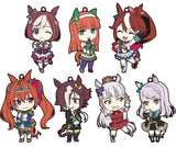 All 7 Types Set Uma Musume Pretty Derby Nendoroid Plus Trading Rubber Keychain Key Ring [USED]