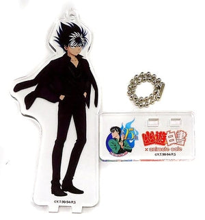 Hiei Yu Yu Hakusho Big Acrylic Stand Key Chain animate cafe Limited Key Ring [USED]