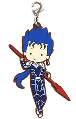 Lancer / Cu Chulainn Fate/Grand Order Ichiban Kuji Online Chaldea of ​​Sugar Sugar Pouch Rubber Charm Prize D Charm [USED]