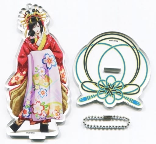 Kotarou Katsura Gintama Newly Drawn Acrylic Stand Key Chain Toei Uzumasa Eigamura Kyoto Brurun Stay Record Limited Key Ring [USED]