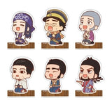 Golden Kamuy Issho ni Gohan! Acrylic stand All 6 Types Set Acrylic Stand [USED]