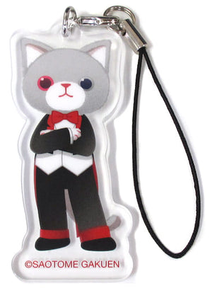 Granata Kurosaki Ranmaru Uta no Prince sama PRINCE CAT Trading Acrylic Mascot Party Style Ver. Mail Order Limited Key Ring  [USED]