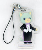 Lila Mikaze Ai Uta no Prince sama PRINCE CAT Trading Acrylic Mascot Party Style Ver. Mail Order Limited Key Ring  [USED]