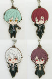 ZOOL IDOLiSH7 Rubber Charm Set of 4 Key Ring [USED]