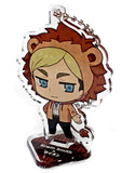 Erwin Smith Attack on Titan Trading Acrylic Stand Key Chain Animal Costume Ver.A Tobu Zoological Park Collaboration Key Ring [USED]