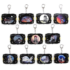 Horikawa Kunihiro, etc. Katsugeki Touken Ranbu Acrylic Key Chain Graph Art Design 01 All 11 Types Set Key Ring [USED]
