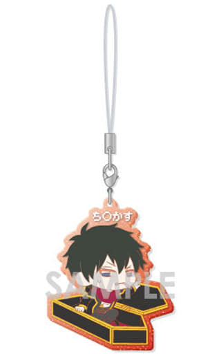 Toushirou Hijikata Brave ChiXkasu Gintama Clear Rubber Strap Full of Him Selection Hijikata Box Key Ring [USED]