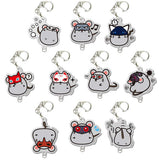 All 10 Types Set Persona 5 Picaresque Mouse Joy Colle -Joint Acrylic Collection- Key Ring [USED]