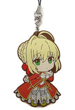 Saber C Fate/Extra Last Encore Ichiban Kuji Kyun Chara Illustrations Rubber Charm Prize Saber Key Ring [USED]