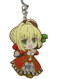 Saber E Fate/Extra Last Encore Ichiban Kuji Kyun Chara Illustrations Rubber Charm Prize Saber Key Ring [USED]