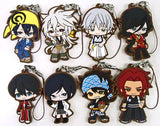 All 8 Types Set Touken Ranbu -ONLINE- Capsule Rubber Mascot Uchiban Version Key Ring [USED]