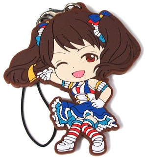 Hasumi Nagatomi THE iDOLM@STER Cinderella Girls Ichiban Kuji Intense Heat! Rubber Charm Kyun Chara Illustrations Prize E Key Ring [USED]