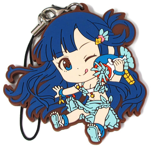 Nanami Asari THE iDOLM@STER Cinderella Girls Ichiban Kuji Intense Heat! Rubber Charm Kyun Chara Illustrations Prize E Key Ring [USED]