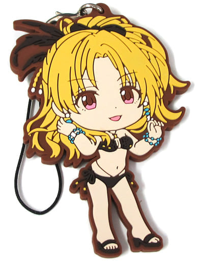 Tsukasa Kiryu THE iDOLM@STER Cinderella Girls Ichiban Kuji Intense Heat! Rubber Charm Kyun Chara Illustrations Prize E Key Ring [USED]