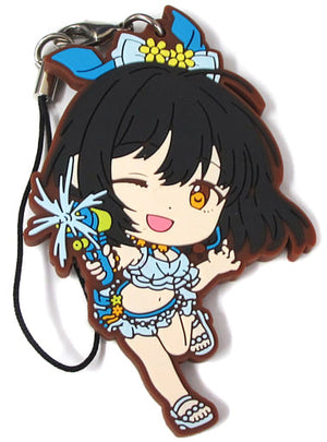 Kako Takafuji THE iDOLM@STER Cinderella Girls Ichiban Kuji Intense Heat! Rubber Charm Kyun Chara Illustrations Prize E Key Ring [USED]