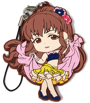 Touko Hattori THE iDOLM@STER Cinderella Girls Ichiban Kuji Intense Heat! Rubber Charm Kyun Chara Illustrations Prize E Key Ring [USED]