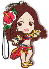 Marina Sawada THE iDOLM@STER Cinderella Girls Ichiban Kuji Intense Heat! Rubber Charm Kyun Chara Illustrations Prize E Key Ring [USED]