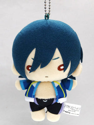 Kirishima Ikuya Jersey Nitotan Plush Toy With Ball Chain High Speed! Free! Starting Days Bunkyodo Ani Mega Limited Key Ring  [USED]