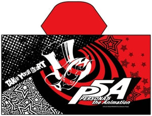 Logo Hooded Fleece Towel Persona 5 the Animation Towel [USED]