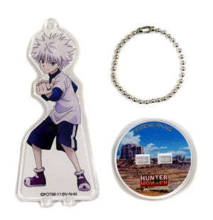 Killua Zoldyck HUNTER x HUNTER Big Acrylic Stand Key Holder Animatecafe Vol.2 Greed Island Edition Limited Key Ring [USED]