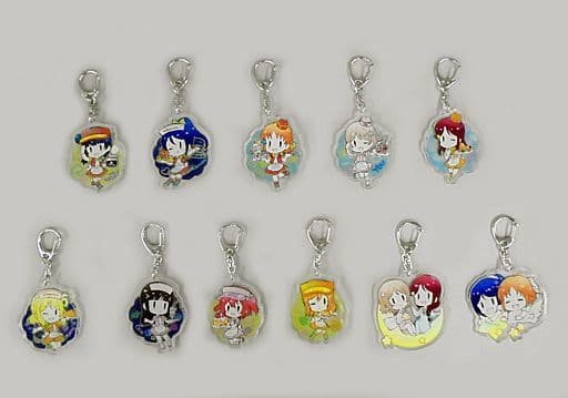 Chika Takami, etc. Love Live! Sunshine!! School idol diary Trading Acrylic Keychains 4 C94 Limited All 10 Types Set + Box Purchase Privilege Key Ring [USED]