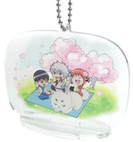 Shinpachi Shimura, etc. Gintama Season 5 Newly Drawn SD Acrylic Charm ANIPLEX+ Limited Blu-ray/DVD Vol.1 Purchase Bonus Charm [USED]