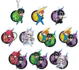 Yusuke Urameshi, etc. Yu Yu Hakusho Yu Yu Hakusho Trading Dialogue Acrylic Key Chain All 10 Types Set Key Ring [USED]