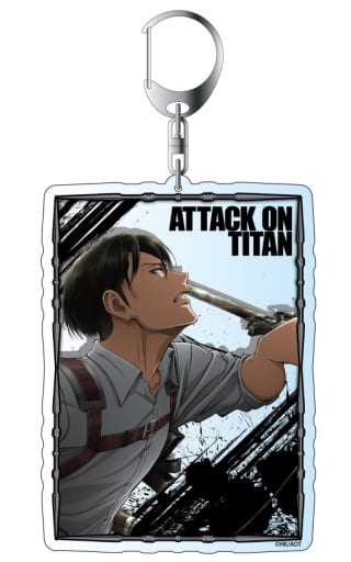 Levi Ackerman C Attack on Titan Deka Key Chain Key Ring [USED]