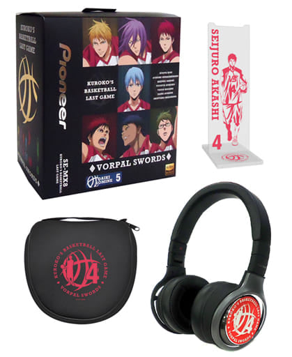 Seijuro Akashi Model Kuroko's Basketball The Movie Last Game Hi-Res Compatible Headphones SE-MX8-K Pioneer Collaboration Headphones [USED]