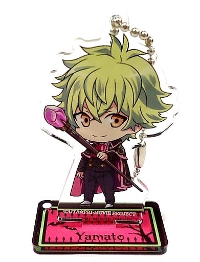 Yamato Hyuga Uta no Prince Sama Maji Love Kingdom Mysterious Halloween Night Acrylic Key Chain Collection with Stand RAGING Ver. Key Ring [USED]