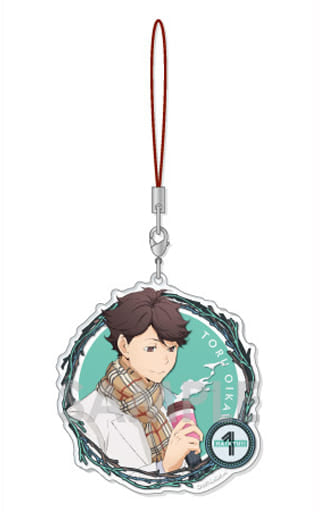 Toru Oikawa Haikyu!! Charafeuille Acrylic Strap Autumn & Winter Key Ring [USED]