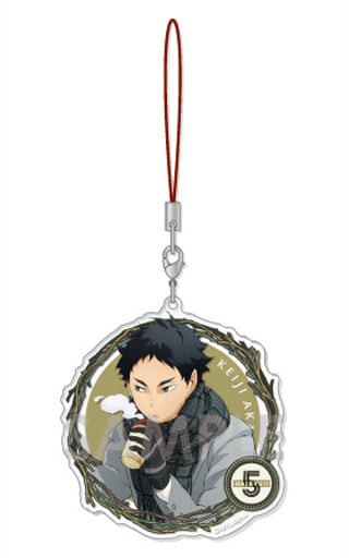 Keiji Akaashi Haikyu!! Charafeuille Acrylic Strap Autumn & Winter Key Ring [USED]
