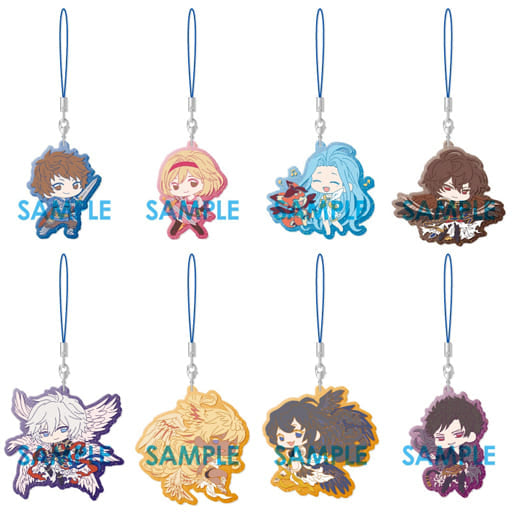 Lyria, etc. GRANBLUE FANTASY Clear Rubber Strap Paradise Lost, Why is The Sky Blue Part II All 8 Types Set Key Ring [USED]