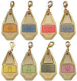 All 8 Types Set Digimon Adventure Metal Charm Collection Emblem Key Ring [USED]