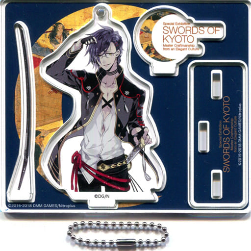 Akashikuniyuki Touken Ranbu -online- Acrylic Stand Key Chain Kyoto National Museum Special Exhibition Kyoto Katana: Craftsmanship And Elegant Heart Limited Key Ring [USED]