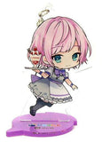 Yuhi Riri Vtuber Nijisanji Acrylic Stand Strap 2nd Class nicocafe Limited Key Ring [USED]