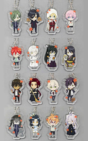 All 16 Types Set Zoku Touken Ranbu -Hanamaru- Four Seasons Collection -Autumn- Trading Acrylic Keychain C94 Goods Key Ring [USED]