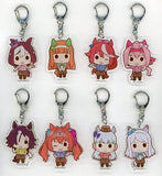 All 8 Types Set Uma Musume Pretty Derby x SWEETS PARADISE Trading Acrylic Keychain Key Ring [USED]