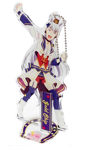 Gold Ship Uma Musume Pretty Derby 2nd Event Sound Fanfare! Trading Acrylic Stand Keychain Key Ring [USED]