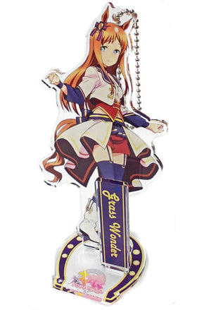 Glass Wonder Uma Musume Pretty Derby 2nd EVENT Sound Fanfare! Trading Acrylic Stand Keychain Key Ring [USED]